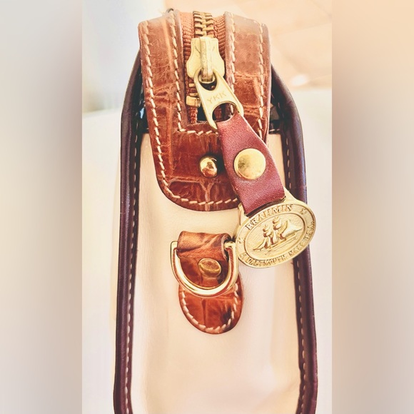 BRAHMIN Croc embossed leather multifunctional Shoulder/Crossbody/clutch bag - Picture 6 of 14